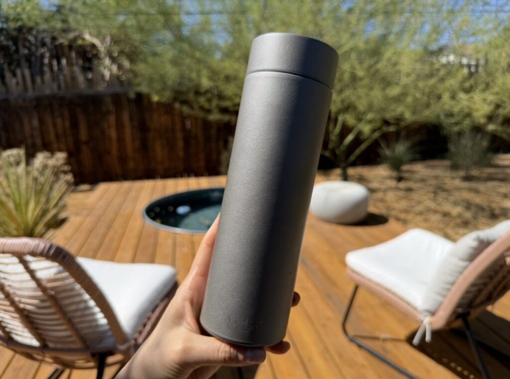 water bottle travel tumbler flask no plastic taima titanium