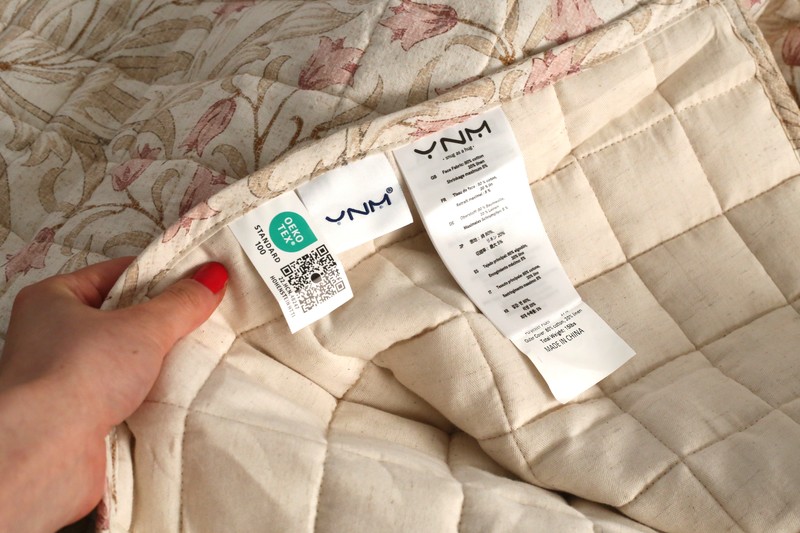 non-toxic weighted blanket organic cotton linen ynm home