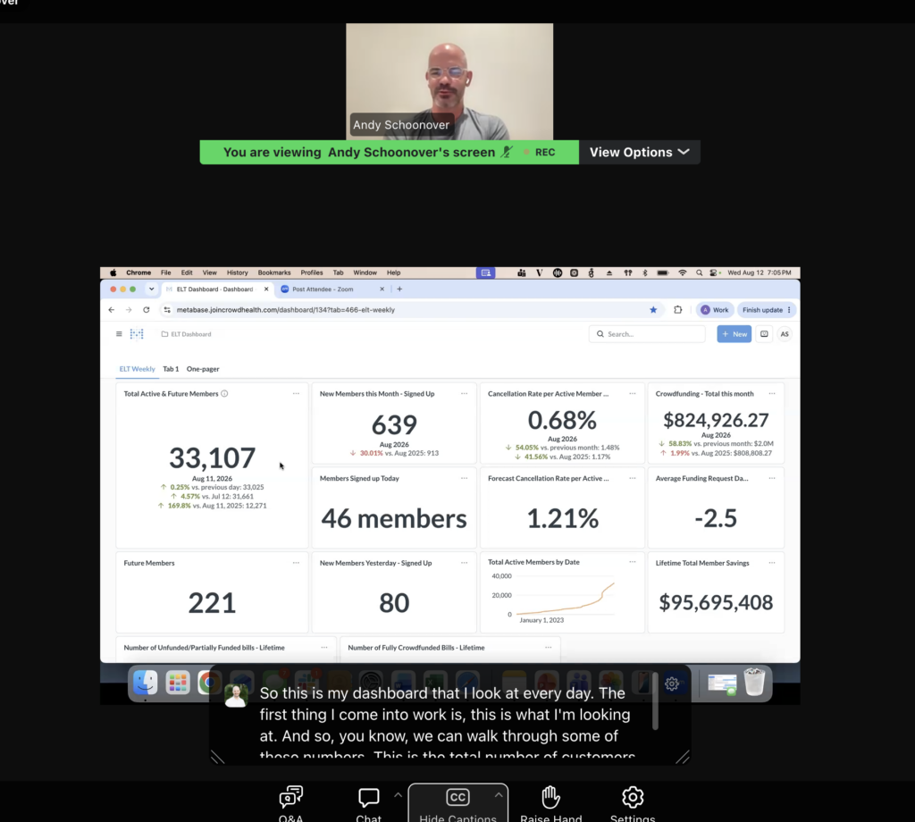 crowdhealth ceo andy schoonover crowd meeting live