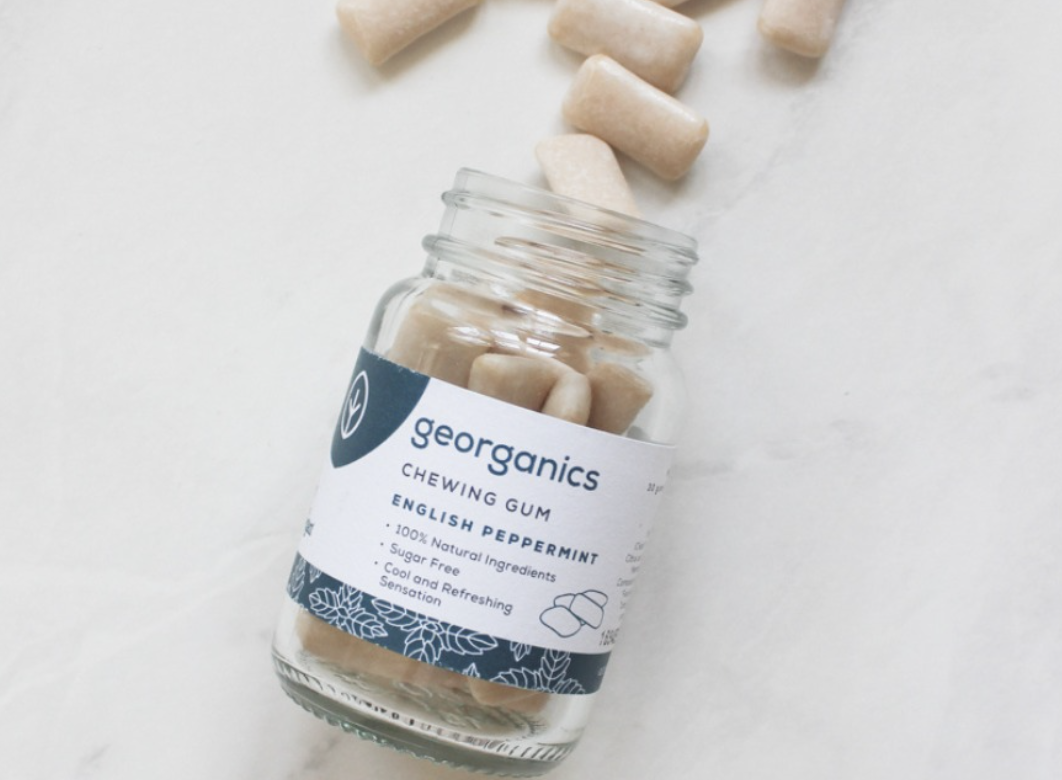Georganics plastic-free chewing gum