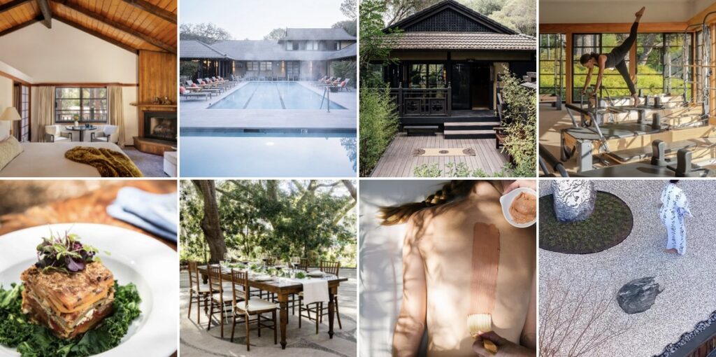 wellness retreat organic yoga health spa luxury golden door california