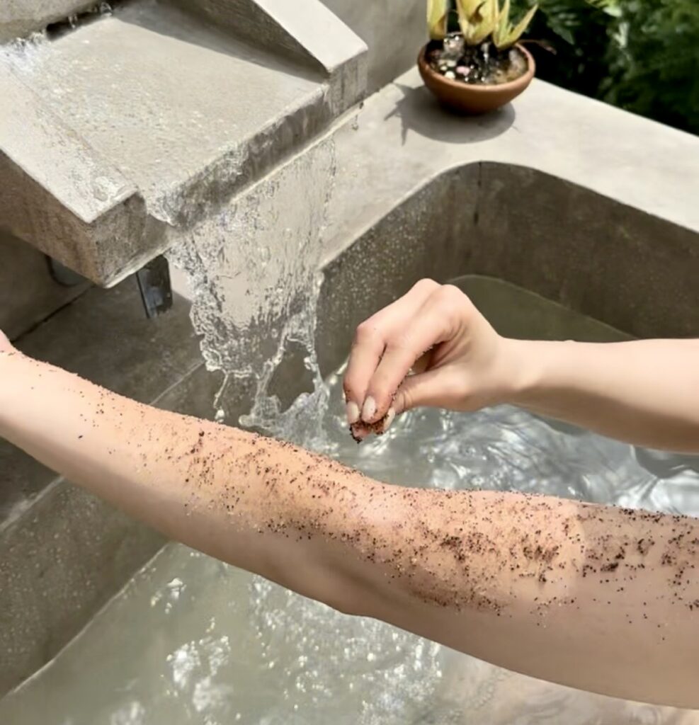 natural body scrub