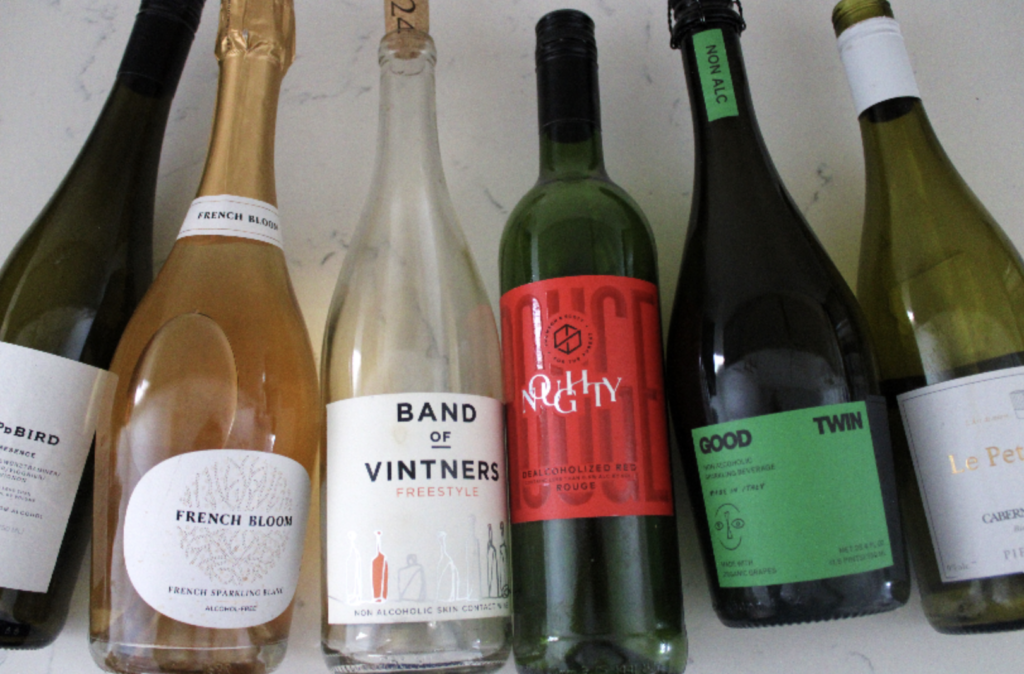 non alcoholic wine organic oddbird noughty good twin French bloom band of vintners le petit etoile