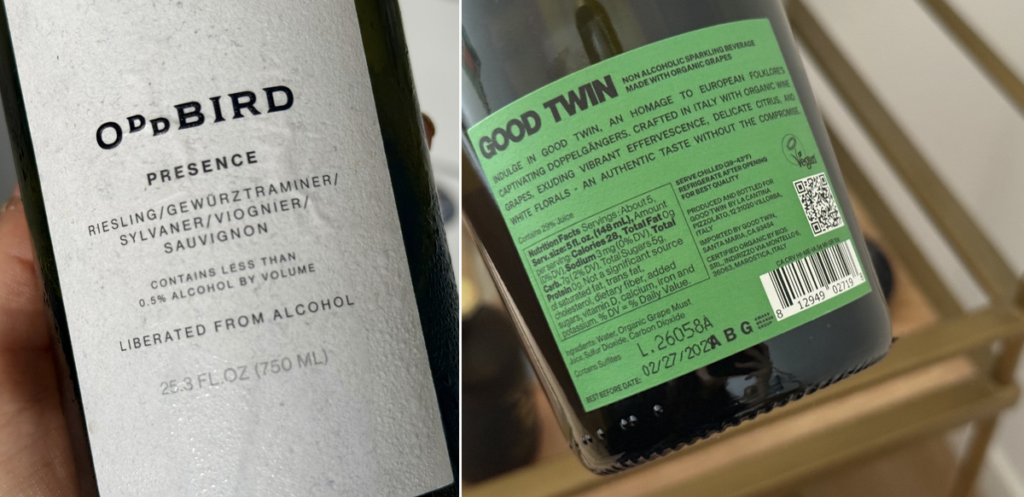 oddbird presence non alcoholic white wine good twin le blanc organic wine