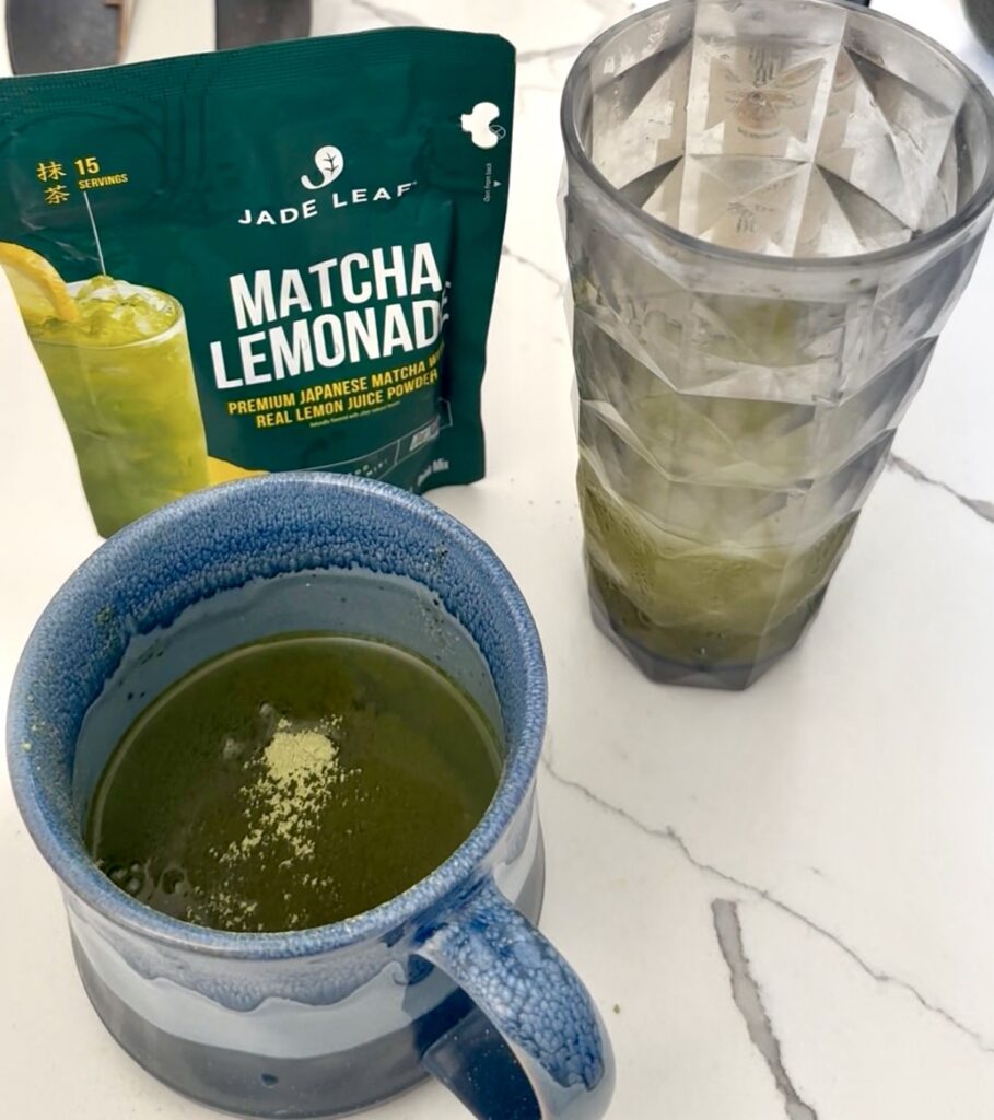 organic matcha drink lemonade