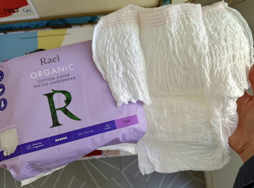 period underwear disposable organic cotton rael