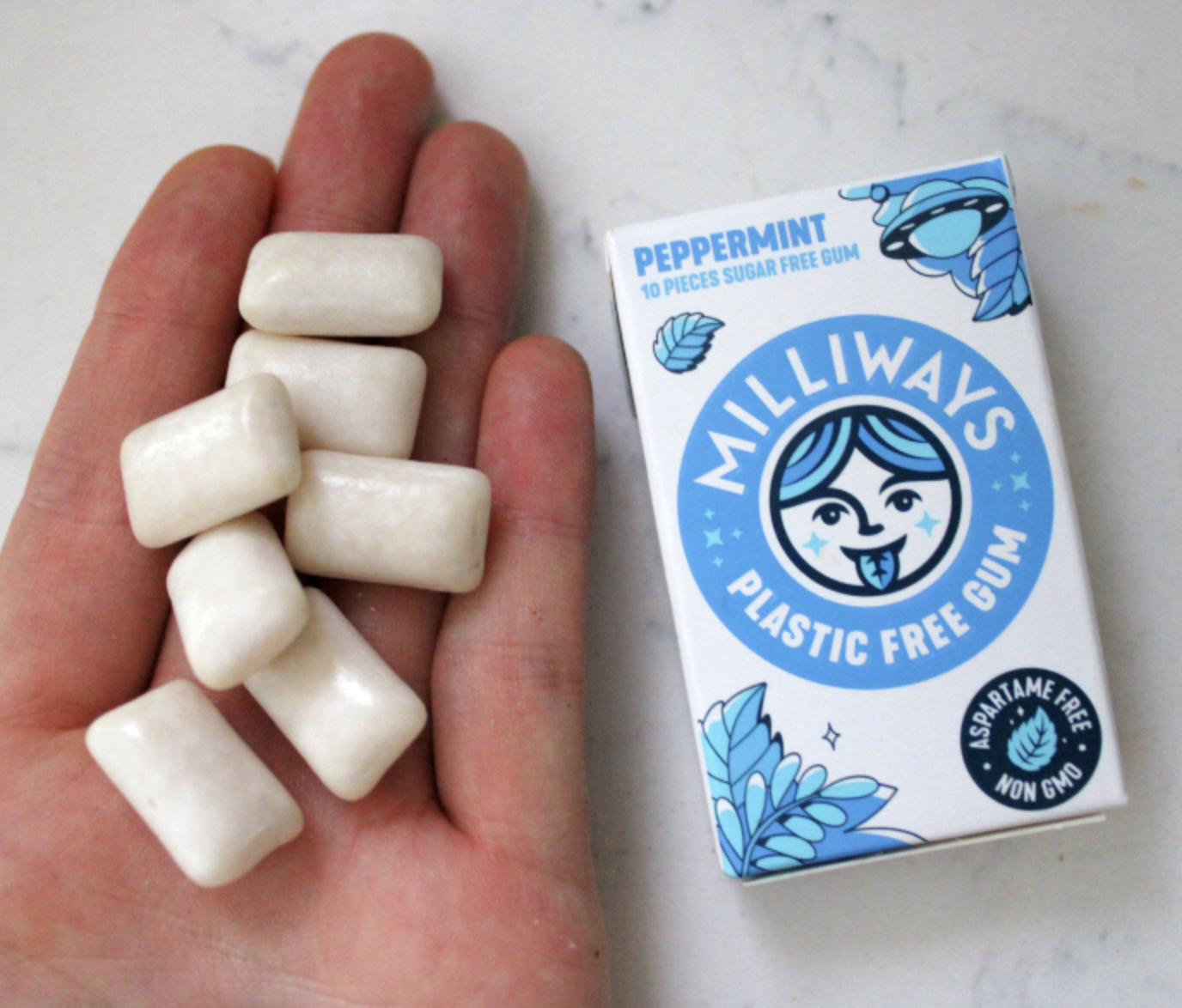 Milliways plastic-free natural gum