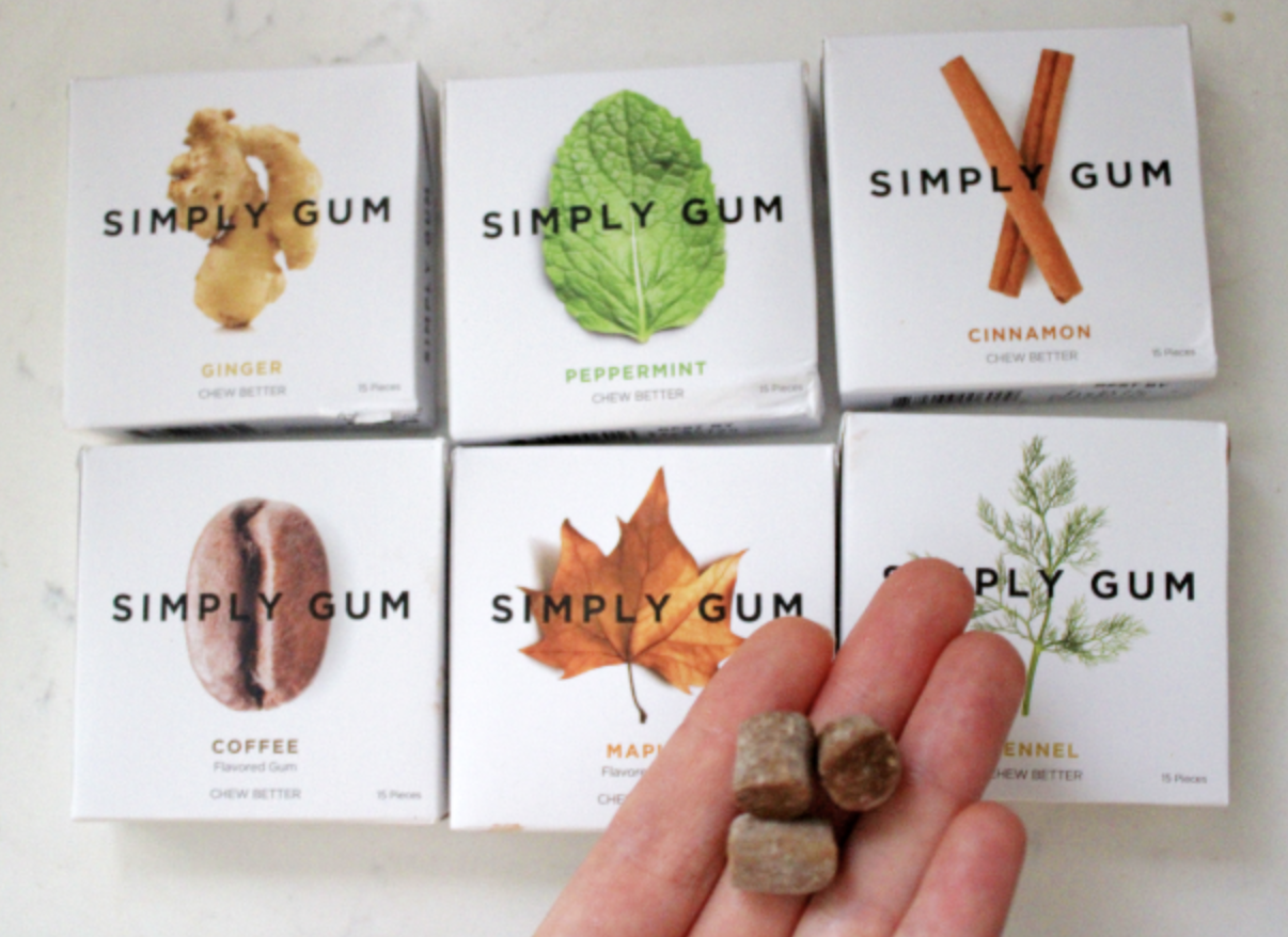Simply Gum natural plastic-free chewing gum