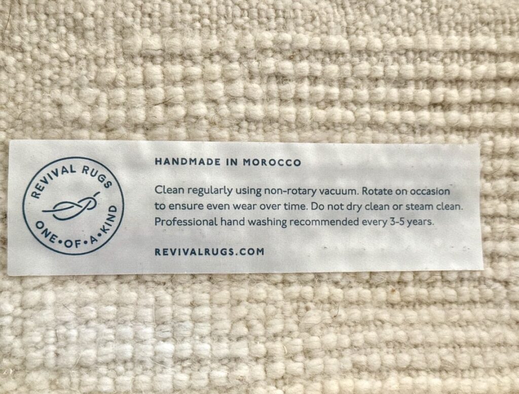 how to care for natural rug