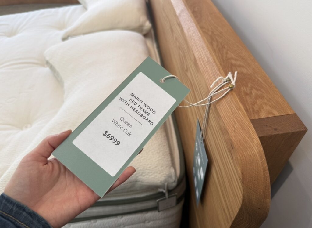 avocado Marin wood bed frame non toxic wood