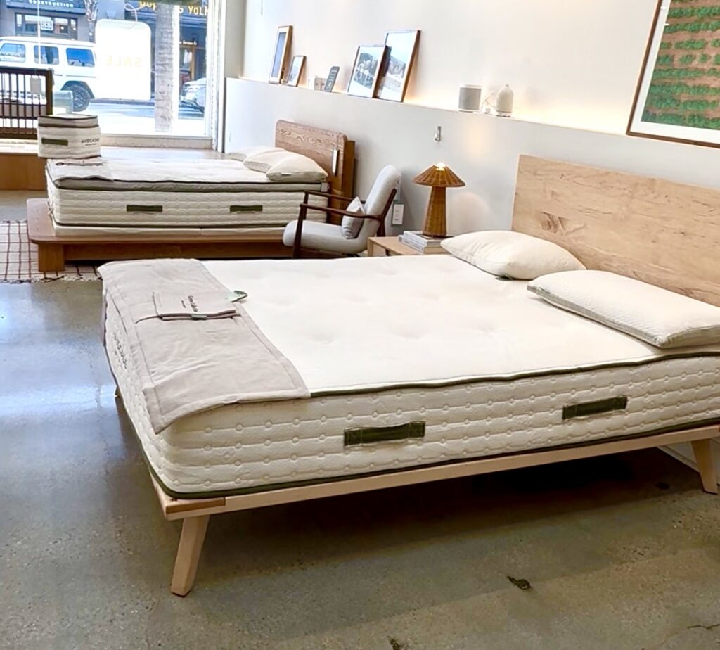 avocado Midcentury Modern Bed Frame
