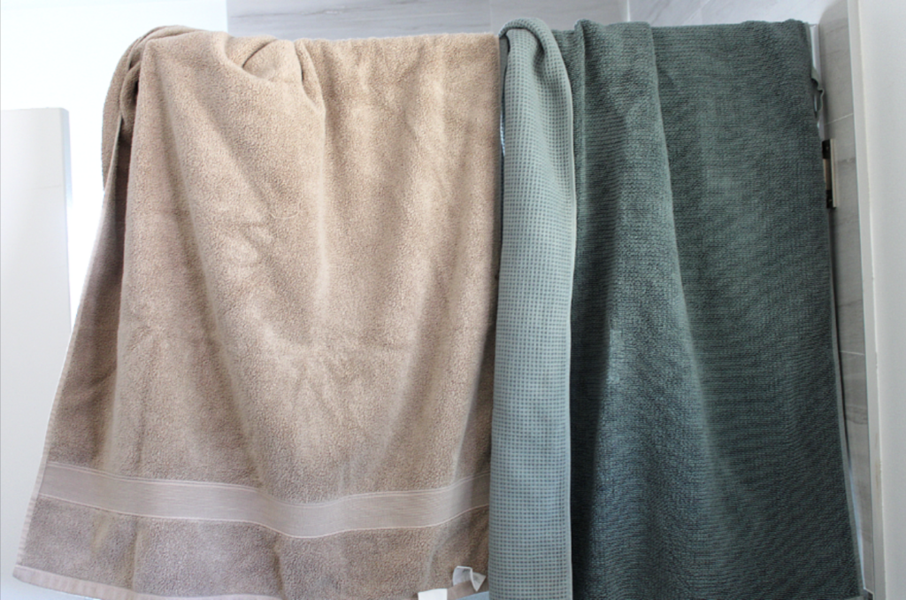 cozy earth luxe bath towel waffle towel