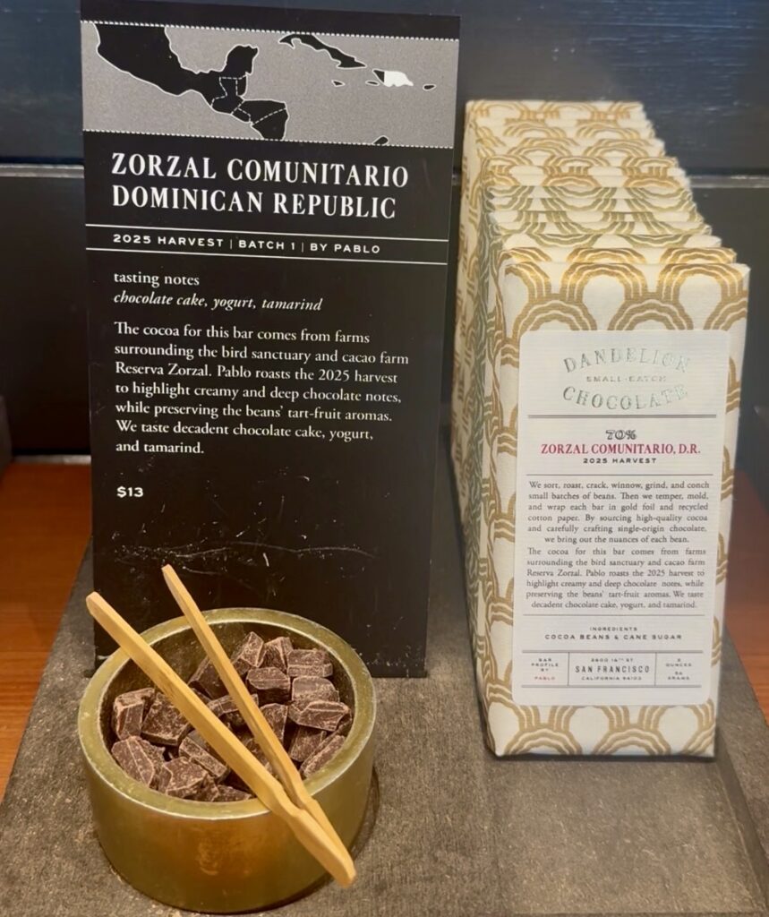 organic chocolate dandelion sea Francisco california store