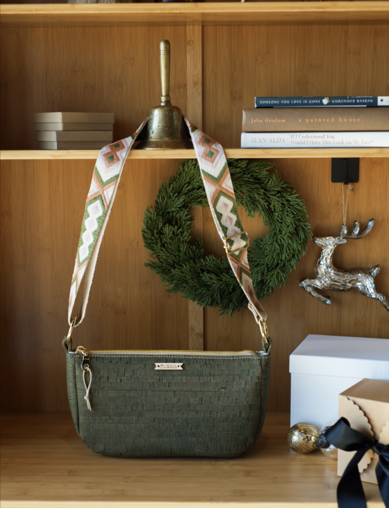 sustainable bag women vegan non-toxic cork leather handbag brand women owned Portland oregon