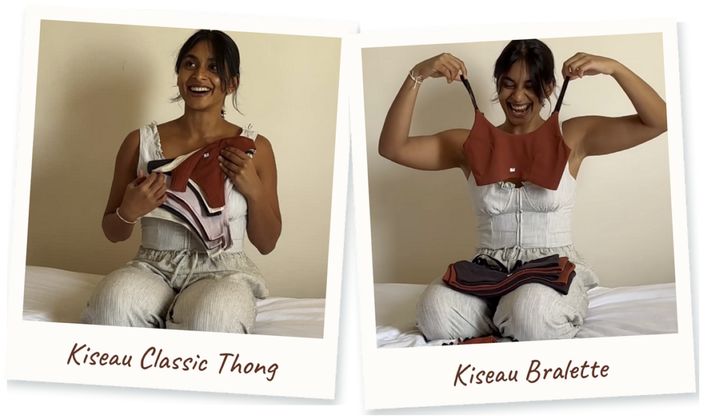 organic bralette thong kiseau