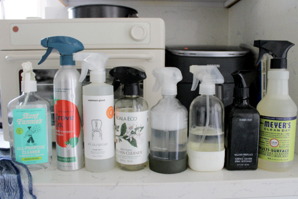 natural cleaner kills germs smells good