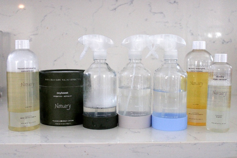 non toxic natural cleaning spray natuary