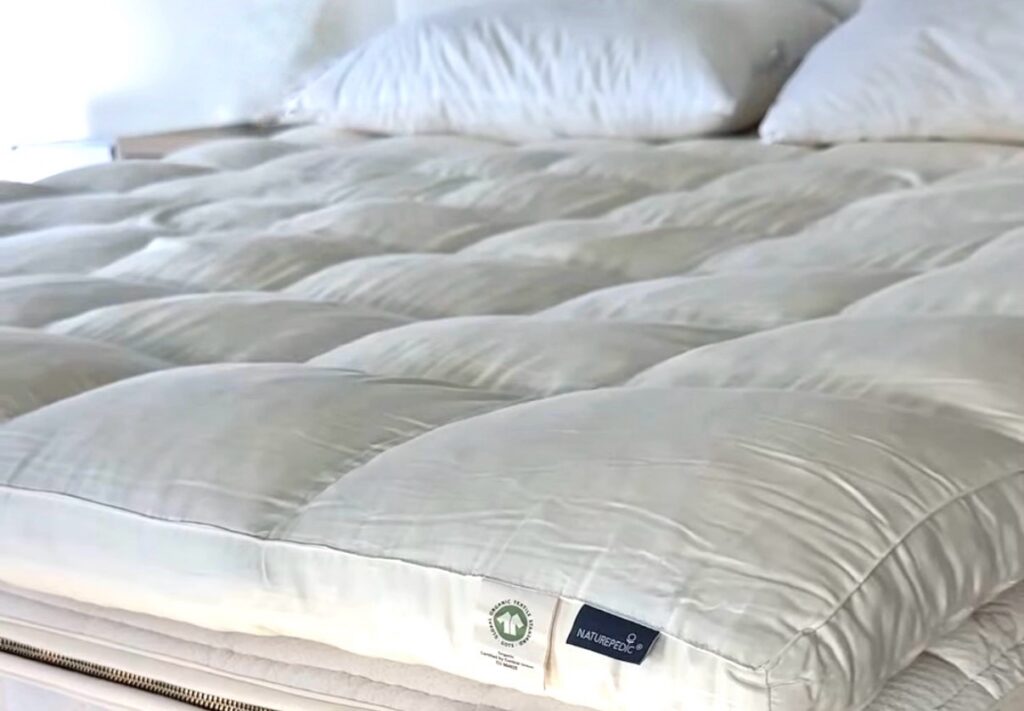 Naturepedic Box-Stitched Organic Latex Topper
