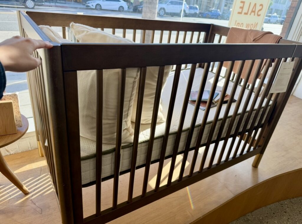 non toxic crib baby avocado