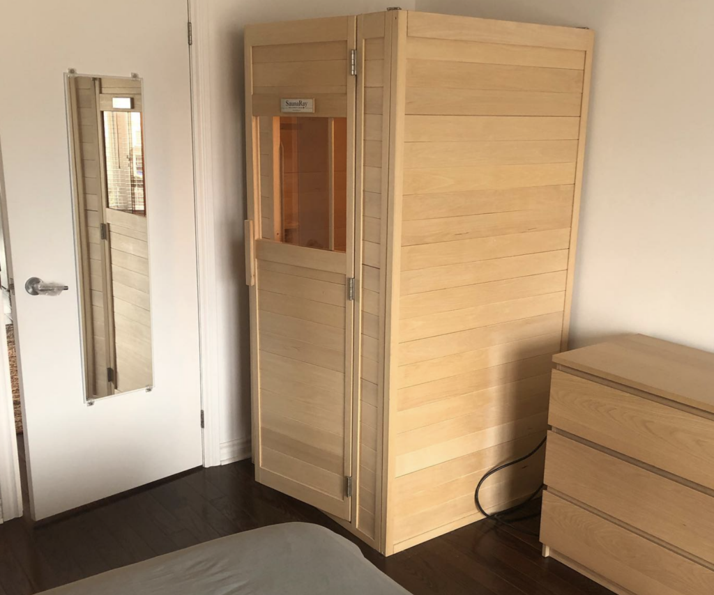 non-toxic sauna one person saunaray