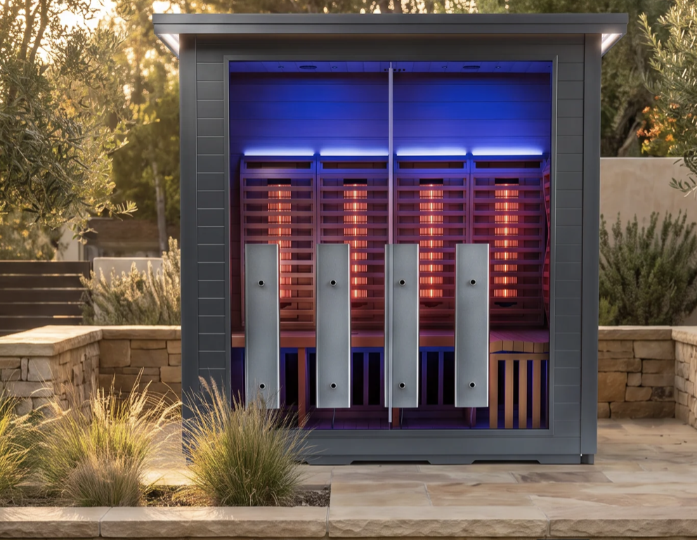 non toxic infrared sauna outdoor sun home luminar red light therapy
