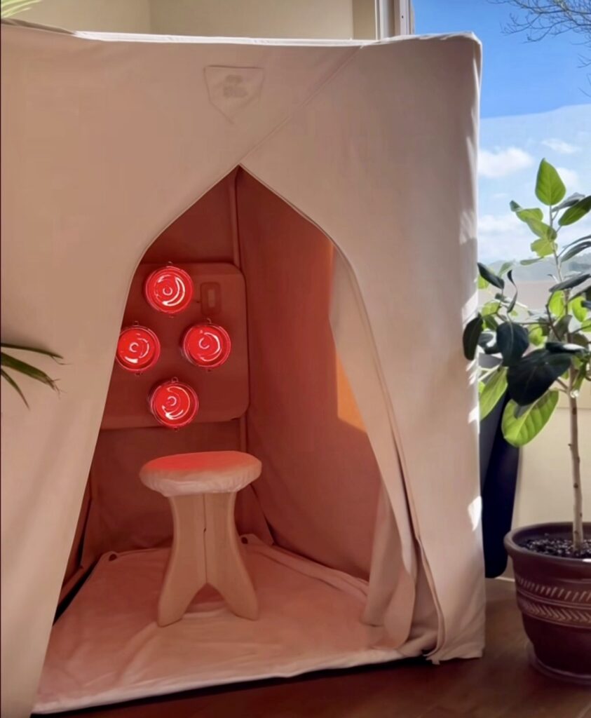 SaunaSpace FireLight Sauna red light therapy