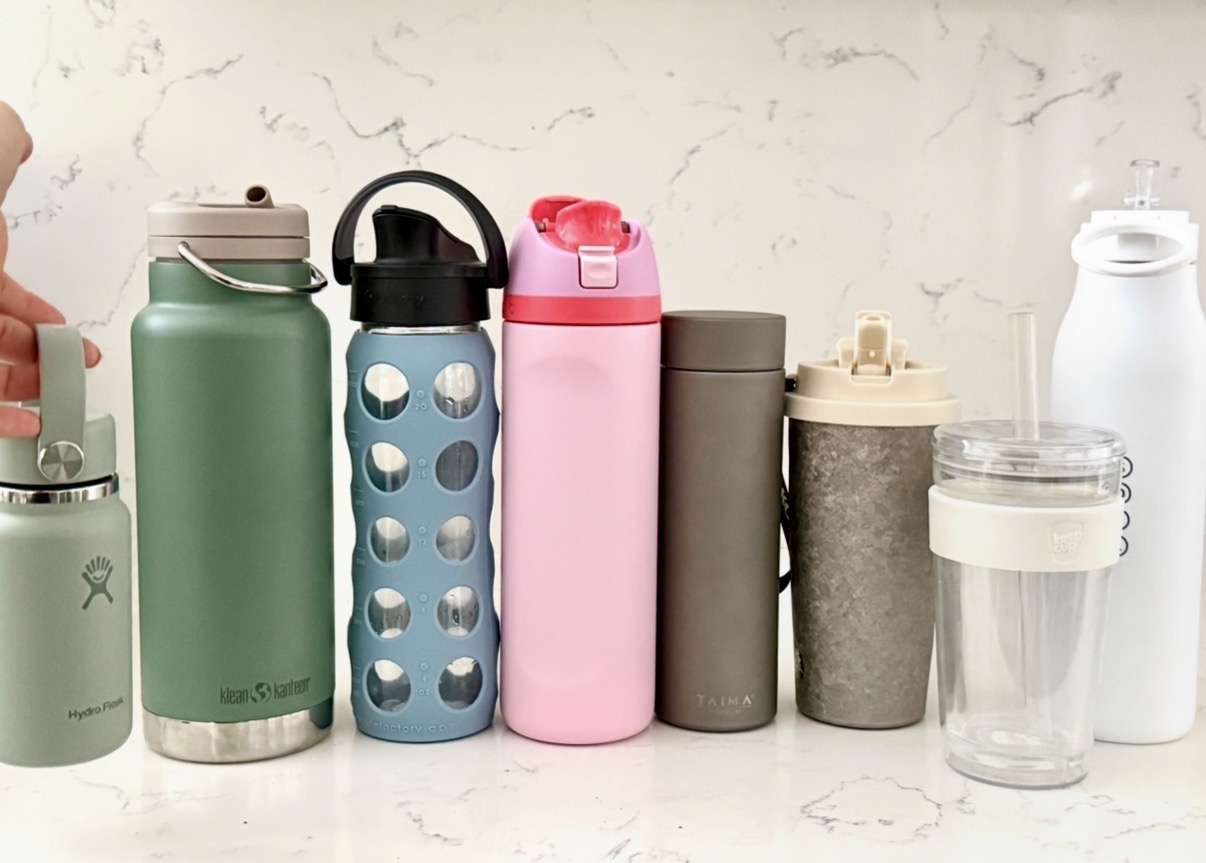 non toxic water bottles tumbler travel mugs plastic free
