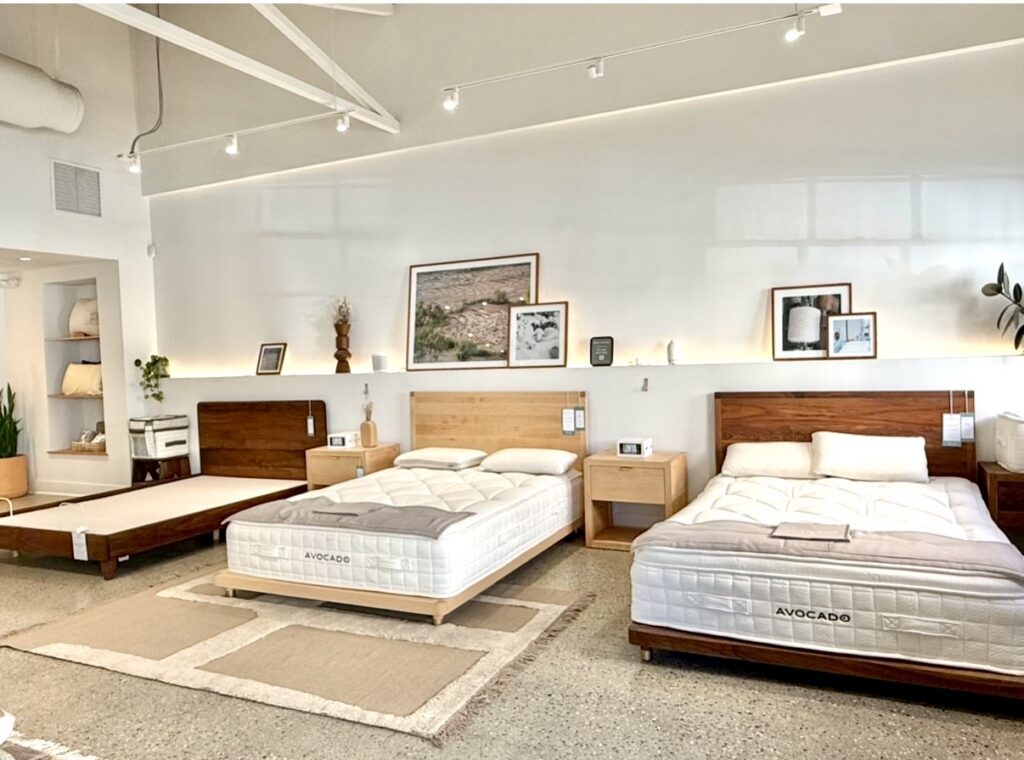organic bed frame non toxic avocado los angeles store VOC free