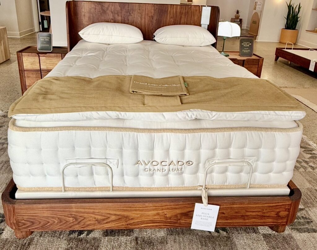 avocado montecito bed frame non toxic wood