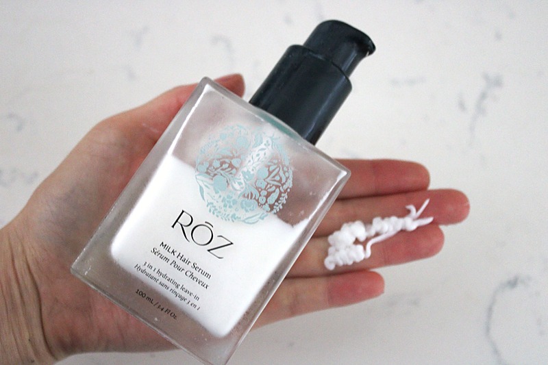 roz milk hair serum leave in conditioner