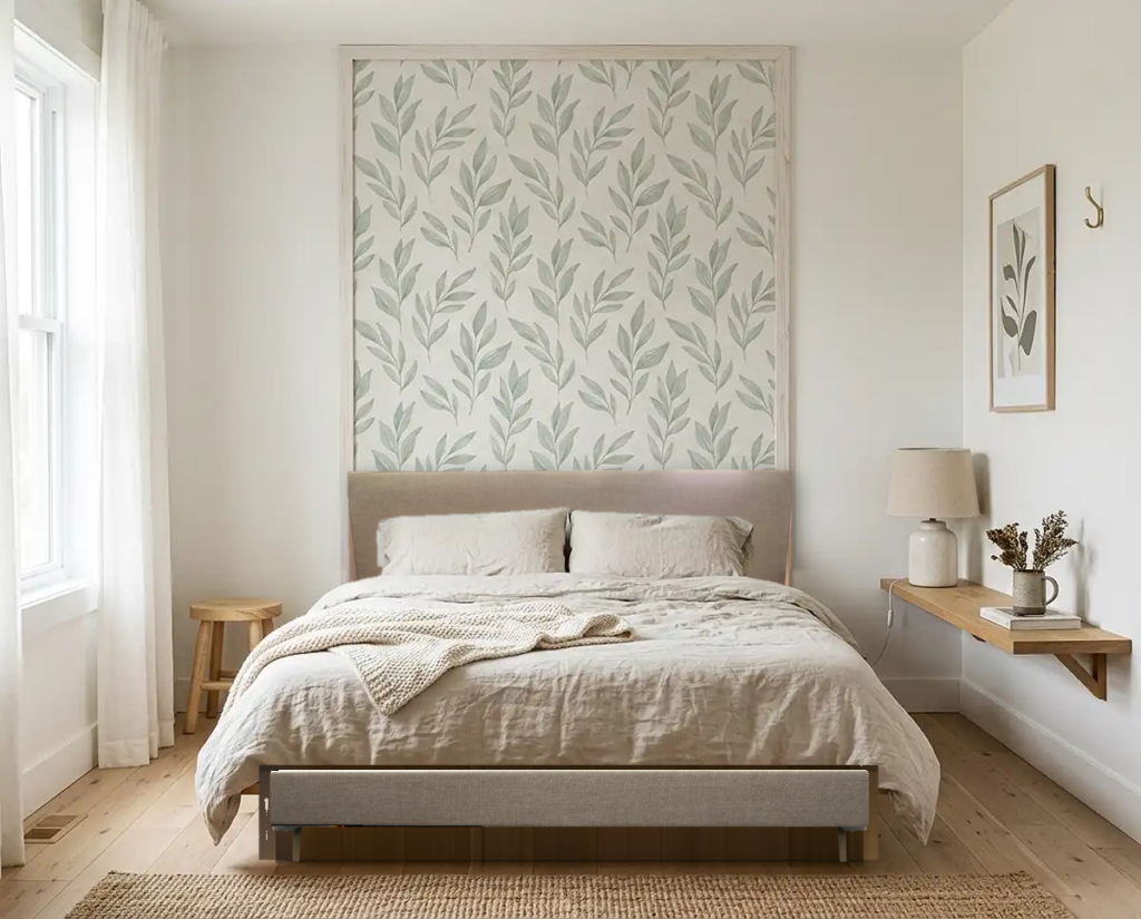 saatva santorini bed frame linen
