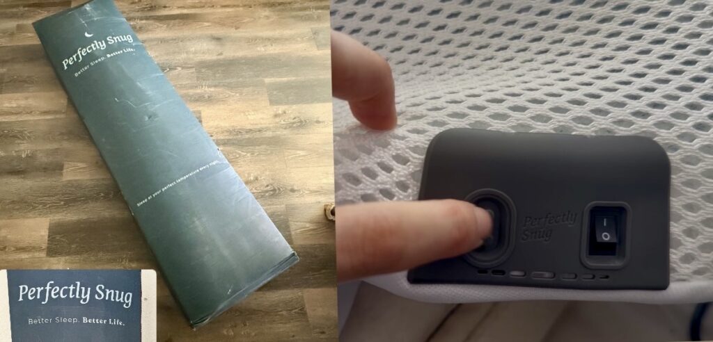 Perfectly Snug Smart Topper Cooling and Heating mattress