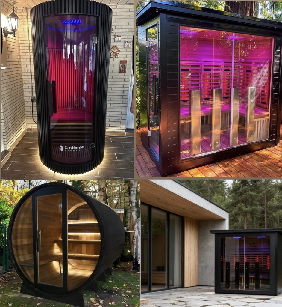 non toxic sauna infrared indoor outdoor sun home