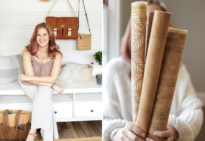 carry courage founder sustainable bag purse plastic free vegan ethical cork Portland Oregon
