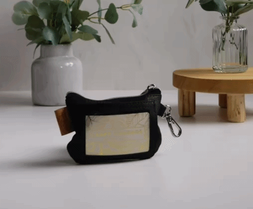 cork leather plastic free bag wallet wristlet carry courage mover shaker