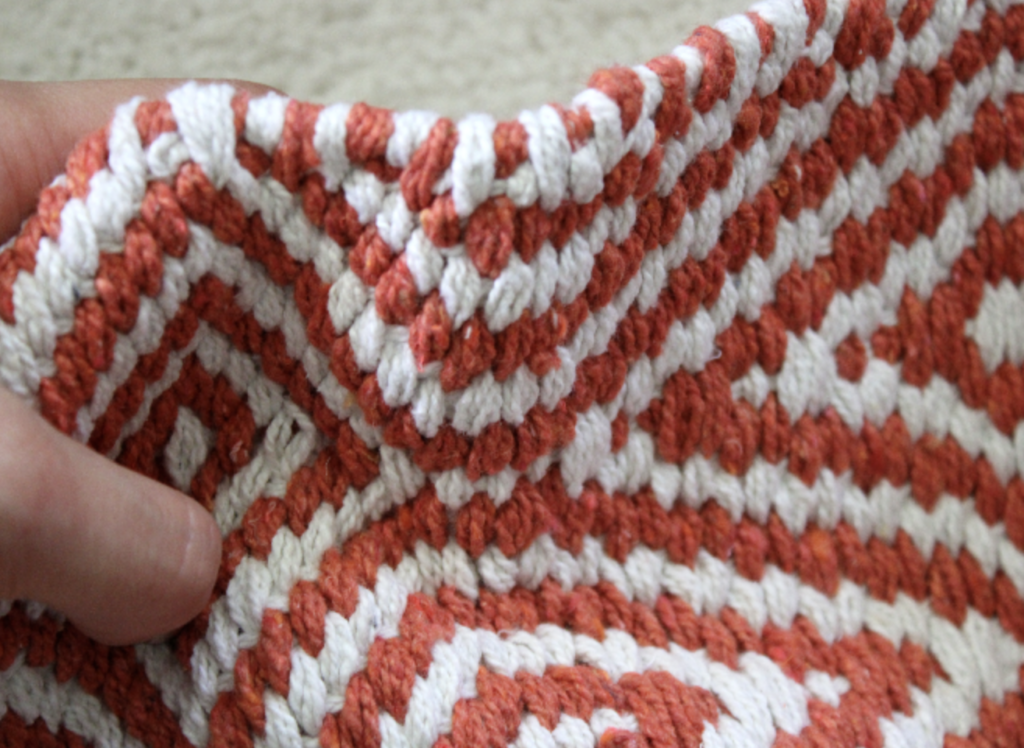 cotton rug hook and loom