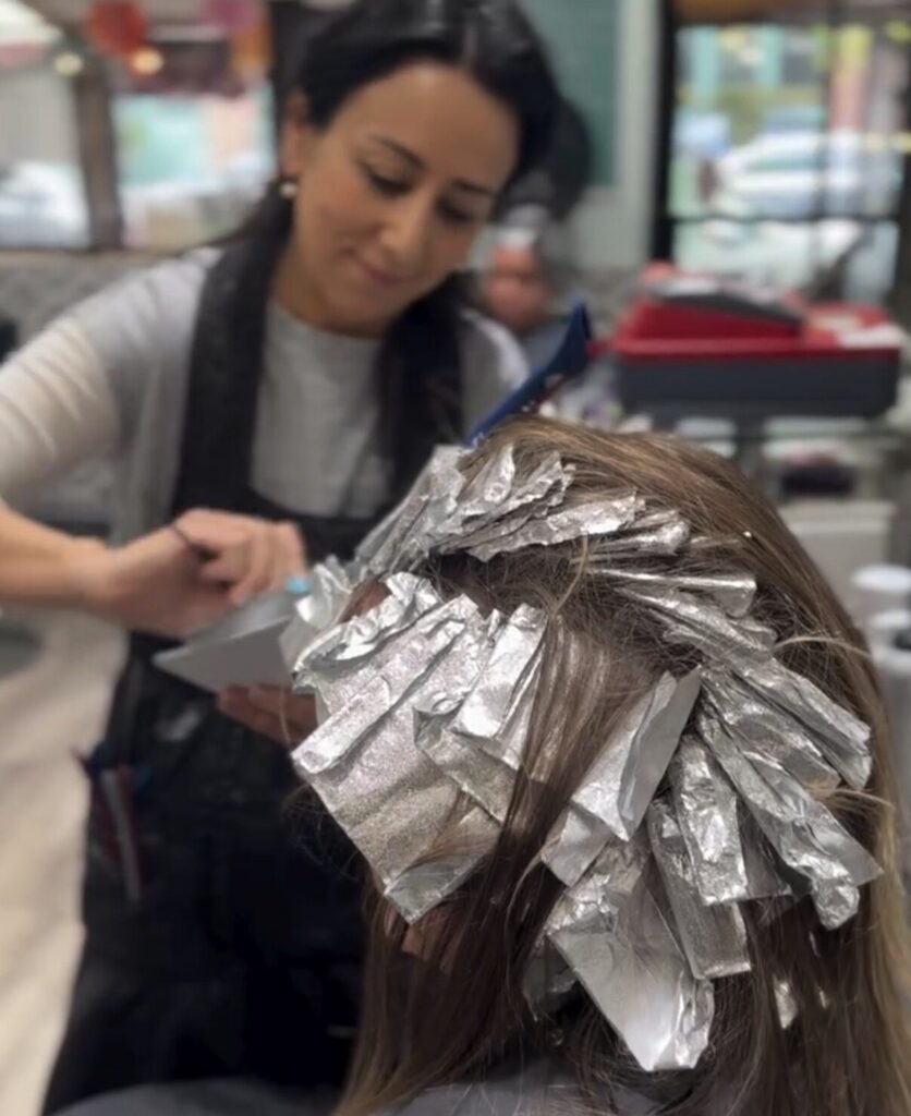 Smart Hair Studio in Brooklyn non toxic organic highlights hair color dye keratin treatment