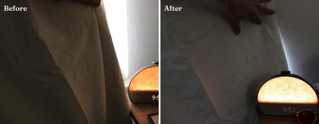 non toxic blackout curtain before and after photos quince