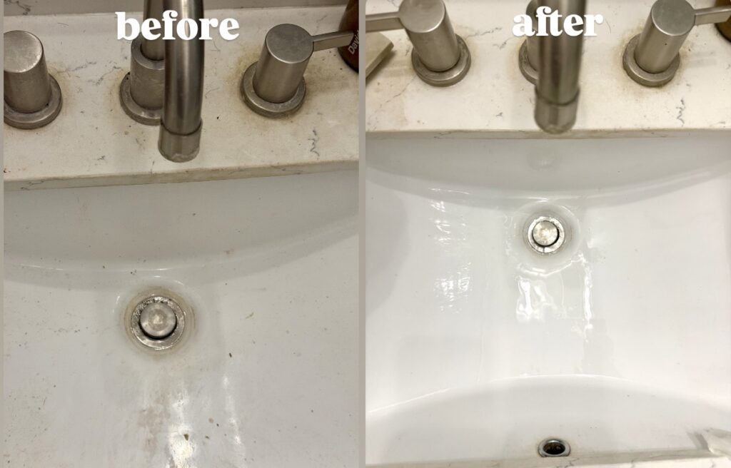 Natuary household Cleaning Concentrate before and after