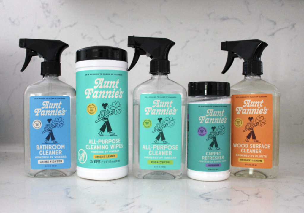 natural cleaning aunt fannies vinegar baking soda