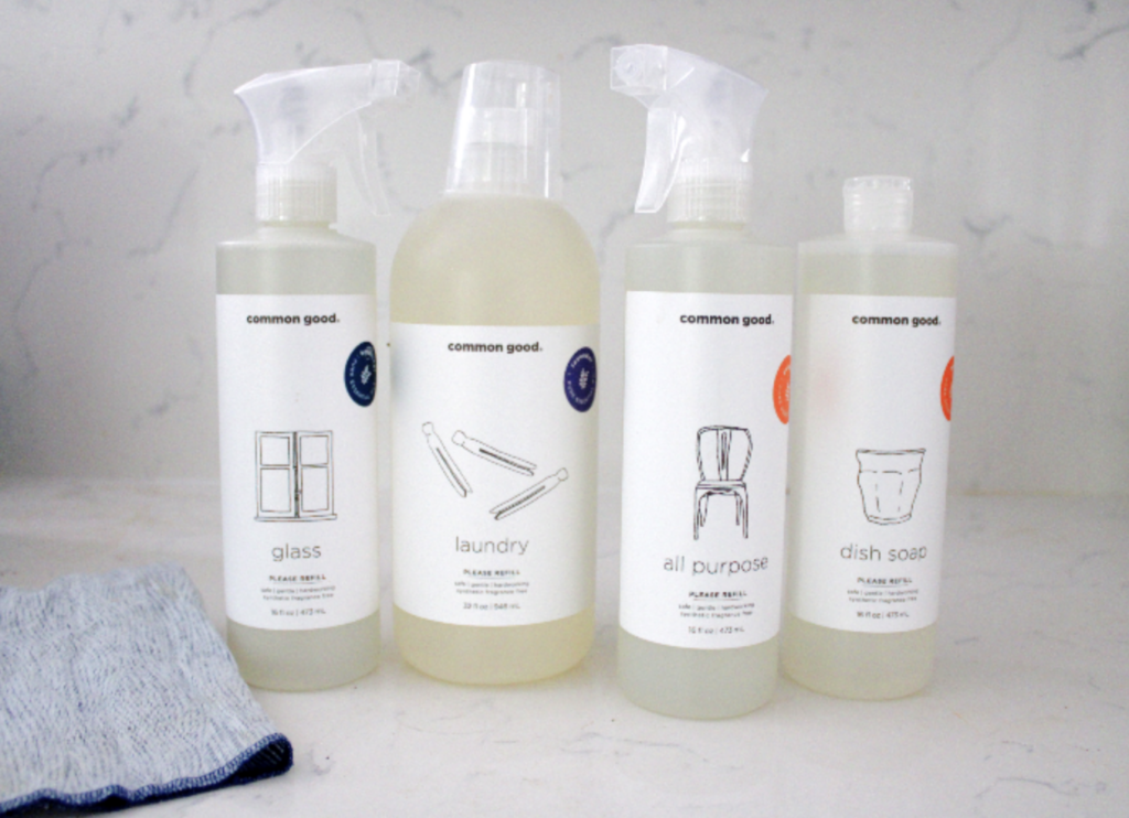 nontoxic cleaning common good dish soap multi purpose cleaner laundry