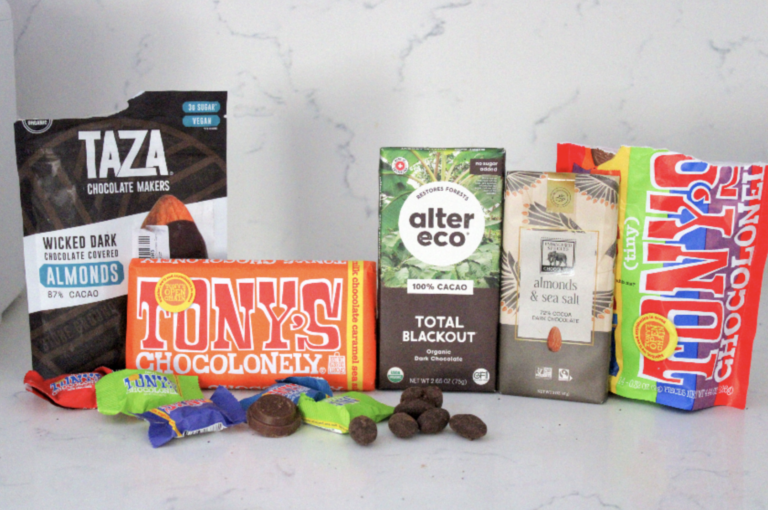 organic chocolate bars chips